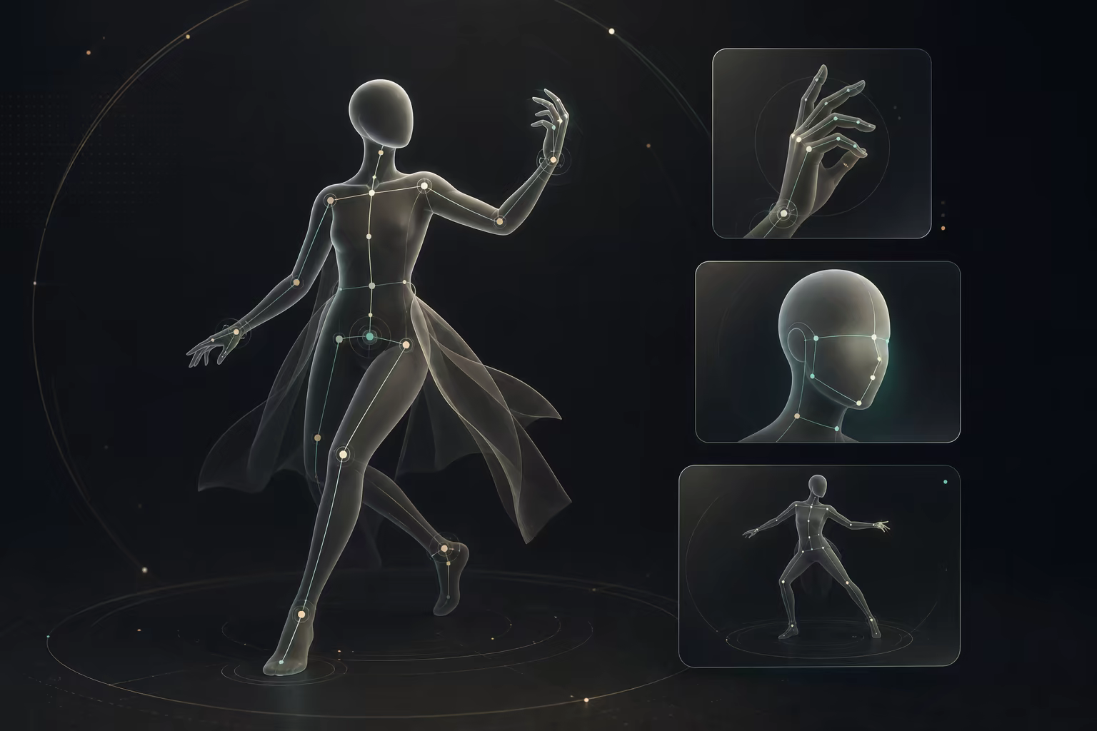 Full-Body, Hand & Facial Animation