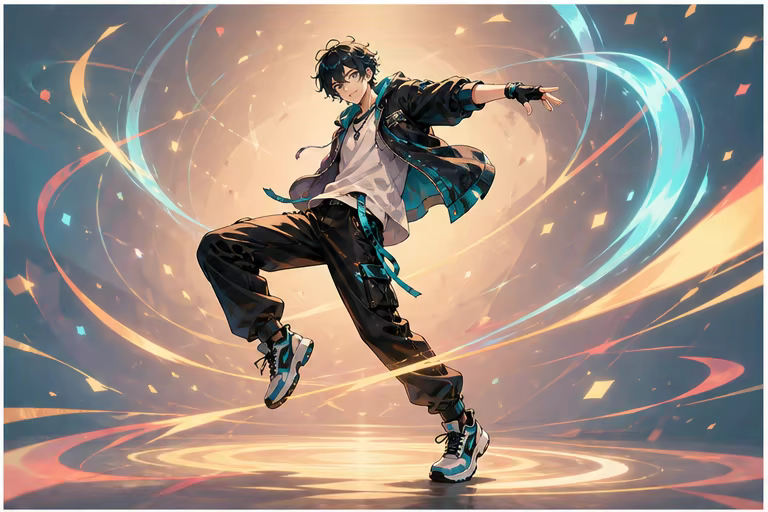 Make an anime character dance