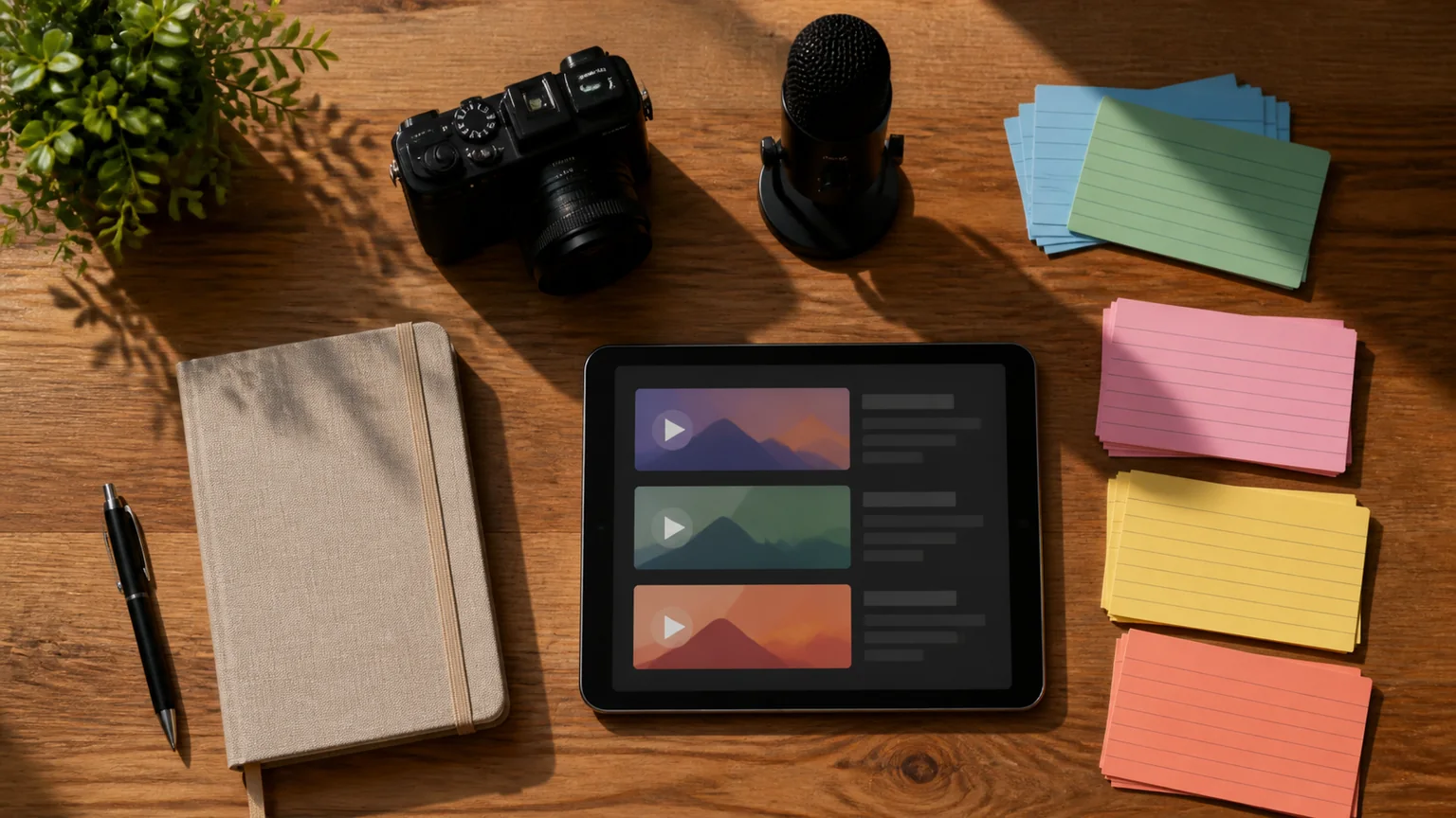 Create course welcomes and module intro videos