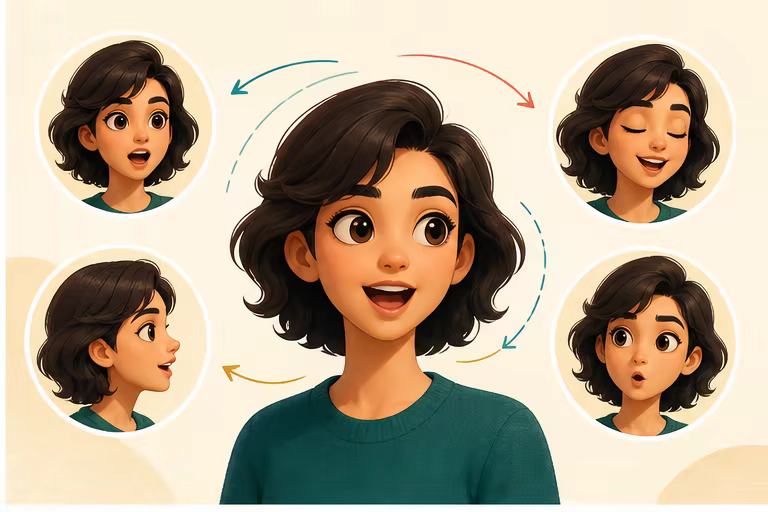 AI character lip sync from reference video