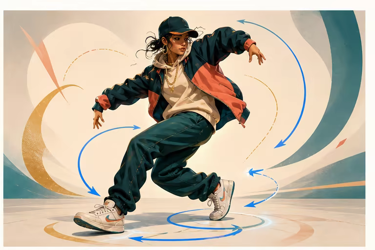 Photo to hip-hop dance video