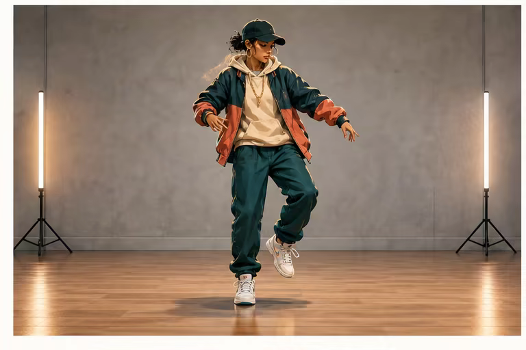 Upload a custom hip-hop dance reference