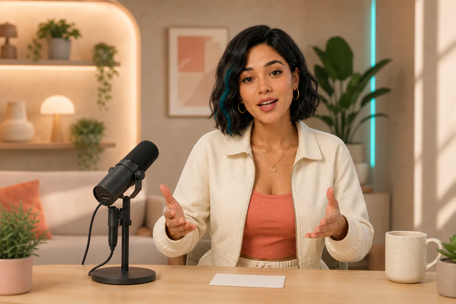 Make a talking AI influencer from text or audio