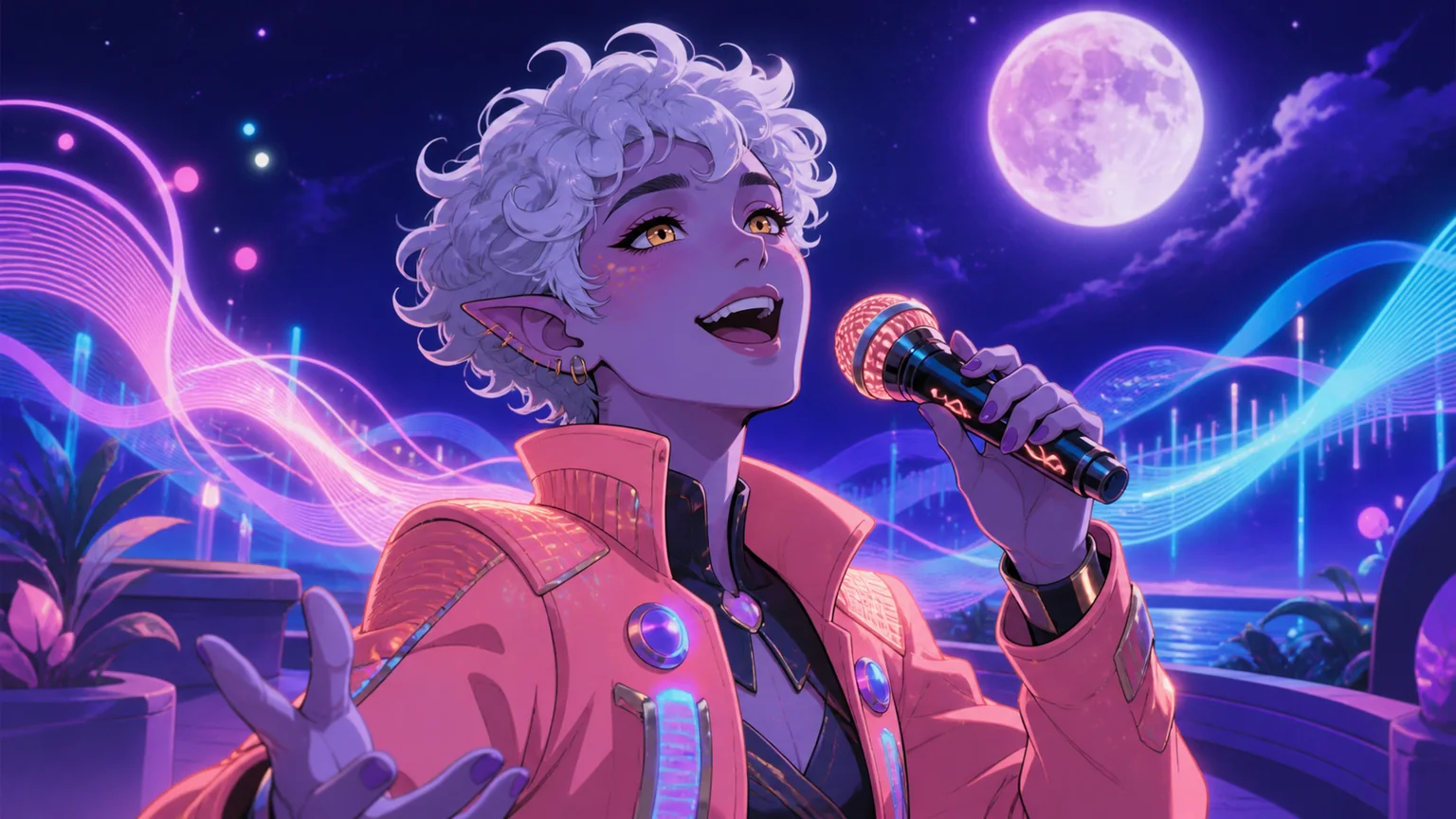 Make an anime or cartoon character sing